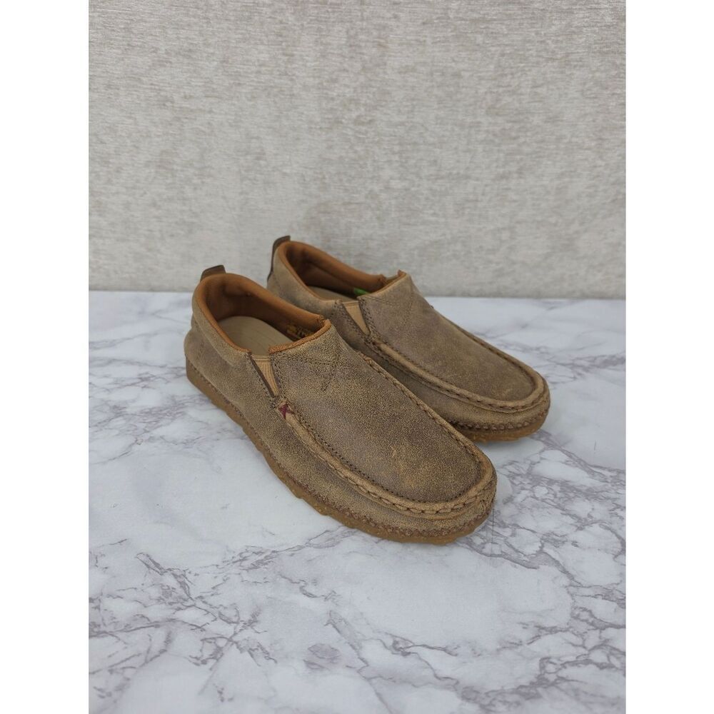 Twisted X Slip-On Driving Mocs with CellStretch for Men Shoes Loafers